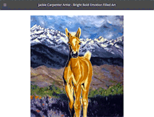 Tablet Screenshot of jackiecarpenterart.com